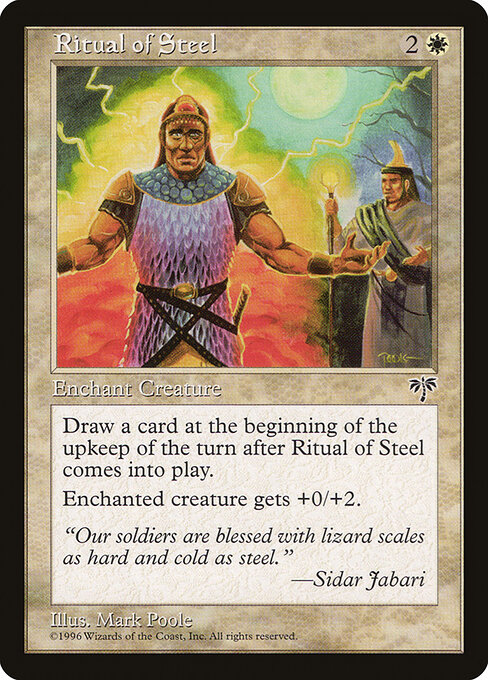 Ritual of Steel - Mirage Magic card
