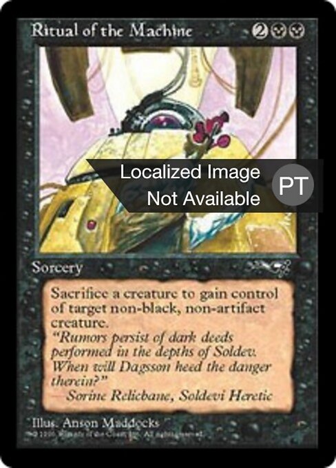 Rito della Macchina (Ritual of the Machine) - Alliances (#59) - Illustrated by Anson Maddocks - Magic: The Gathering Card