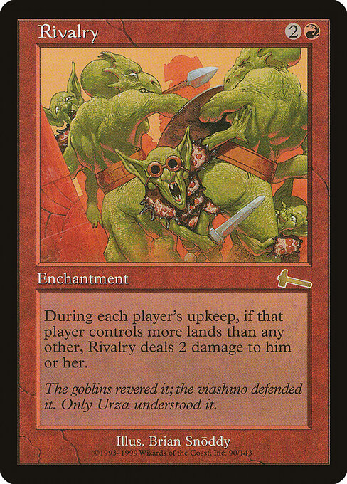 Rivalry - Urza's Legacy Magic card