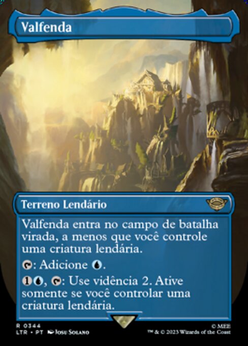 Rivendell - The Hobbit Eternal (#51) - Illustrated by Mark Poole - Magic: The Gathering Card