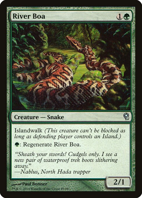 River Boa - Duel Decks: Jace vs. Vraska Magic card