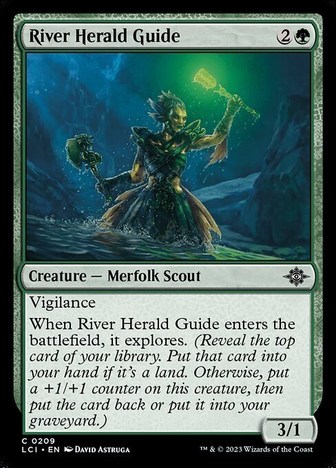 River Herald Guide - The Lost Caverns of Ixalan Magic card