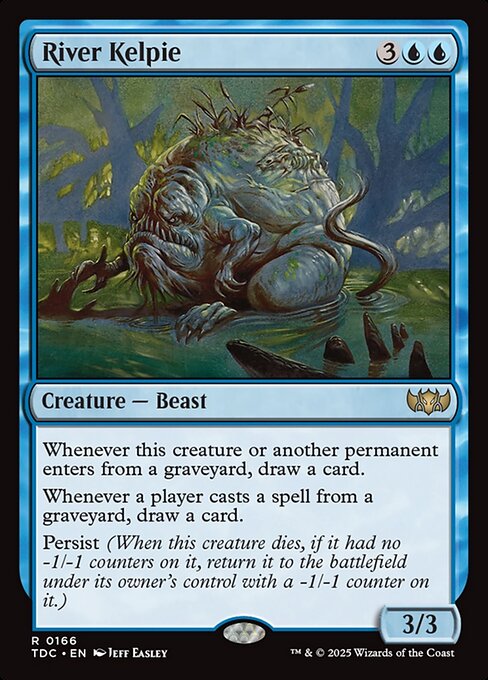 River Kelpie - Tarkir: Dragonstorm Commander Magic card