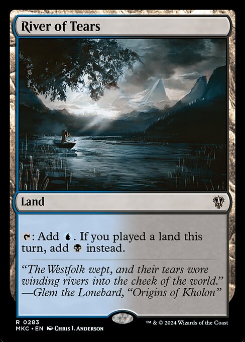 River of Tears - Murders at Karlov Manor Commander Magic card
