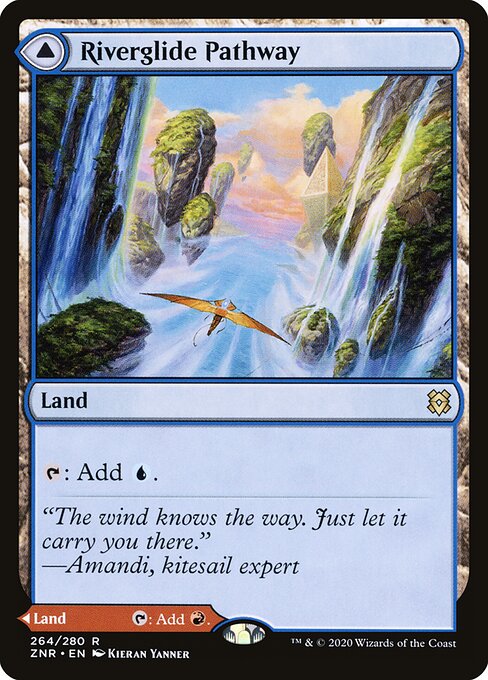 Riverglide Pathway // Lavaglide Pathway - Zendikar Rising Magic card