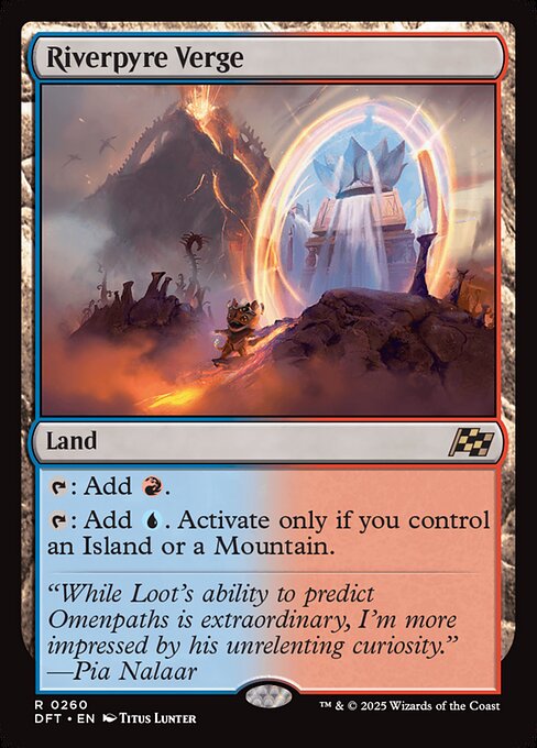 Riverpyre Verge - Aetherdrift (#260) - Illustrated by Titus Lunter - Magic: The Gathering Card