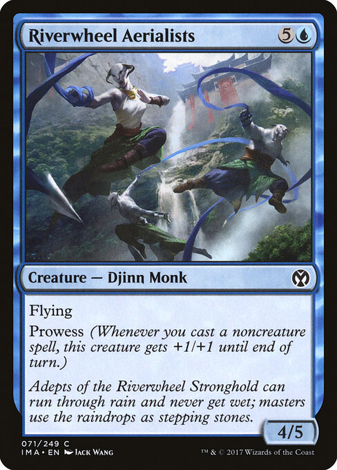 Riverwheel Aerialists - Iconic Masters Magic card