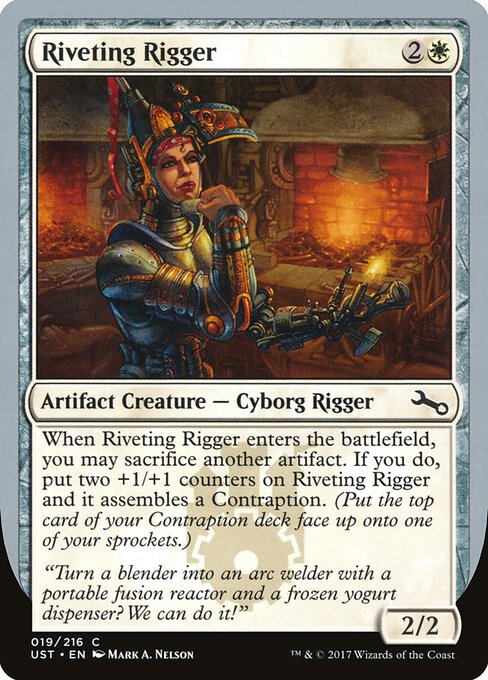 Riveting Rigger - Unstable Magic card
