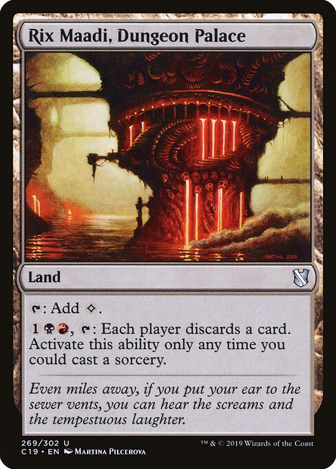 Rix Maadi, Dungeon Palace - Commander 2019 Magic card