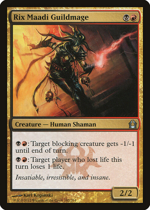 Rix Maadi Guildmage - Return to Ravnica Magic card