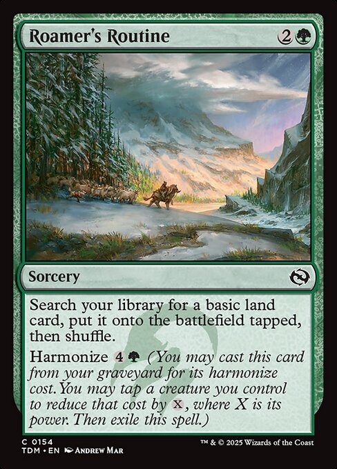 Roamer's Routine - Tarkir: Dragonstorm Magic card
