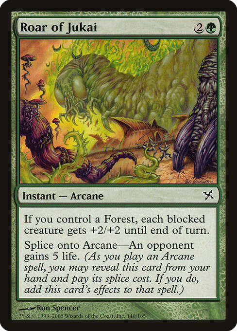 Roar of Jukai - Betrayers of Kamigawa Magic card