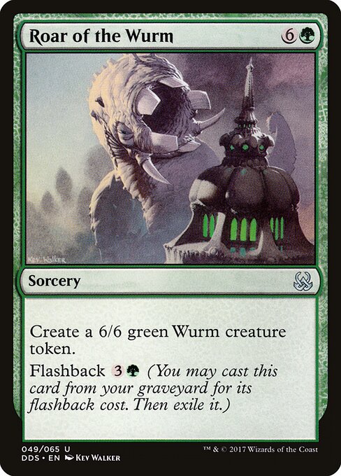 Roar of the Wurm - Duel Decks: Mind vs. Might Magic card