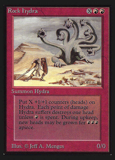 Rock Hydra - Masters Edition IV (#133) - Illustrated by Jeff A. Menges - Magic: The Gathering Card
