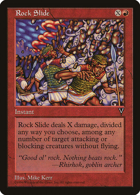 Rock Slide - Visions Magic card