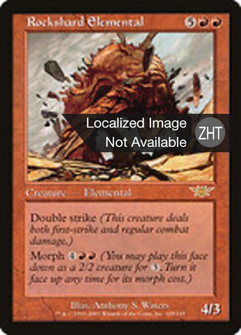 Rockshard Elemental - Legions (#109) - Illustrated by Anthony S. Waters - Magic: The Gathering Card