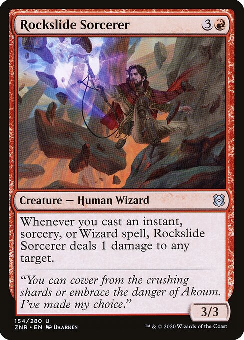 Rockslide Sorcerer - Zendikar Rising Magic card