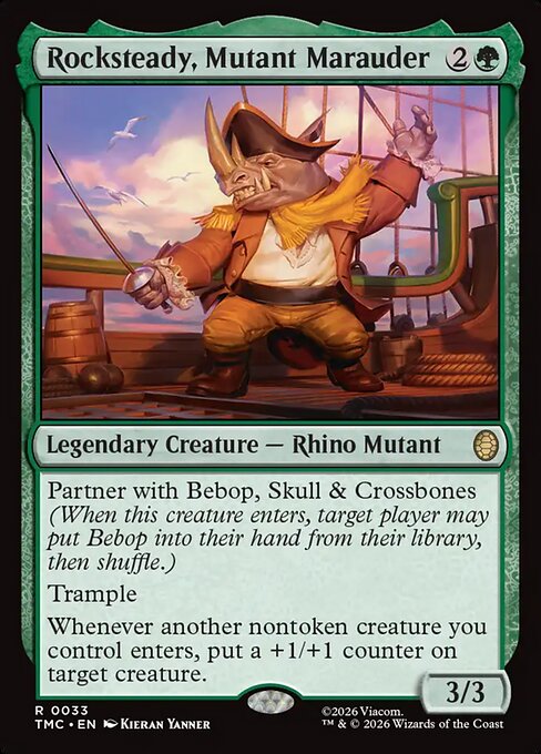 Rocksteady, Mutant Marauder - Teenage Mutant Ninja Turtles Eternal Magic card