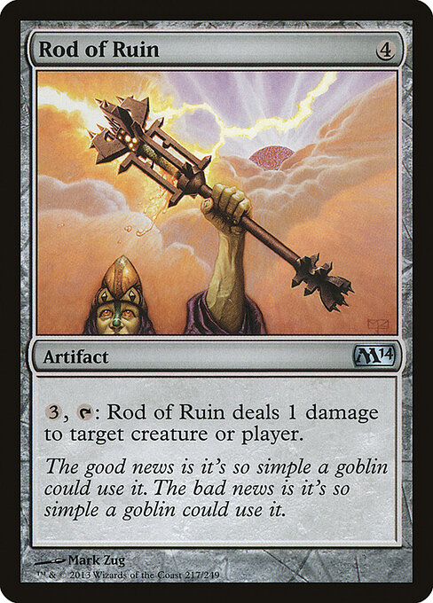 Rod of Ruin - Magic 2014 Magic card