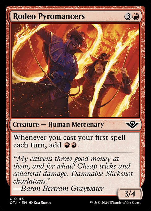 Rodeo Pyromancers - Outlaws of Thunder Junction Magic card