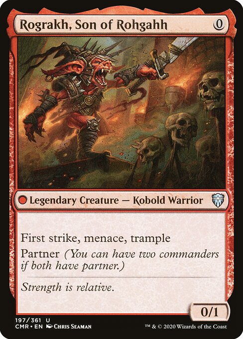 Rograkh, Son of Rohgahh - Commander Legends (#197) - Illustrated by Chris Seaman - Magic: The Gathering Card