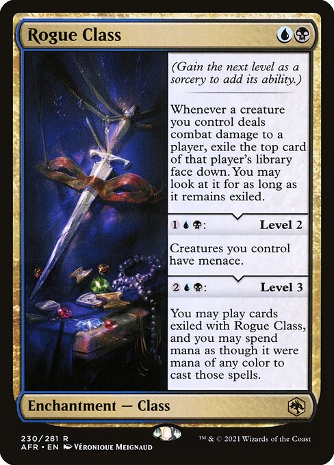Rogue Class - Adventures in the Forgotten Realms Magic card