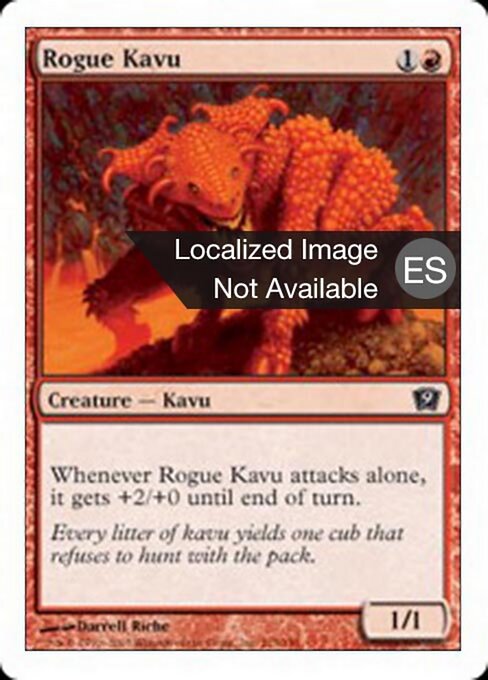 Kavru solitaire (Rogue Kavu) - Invasion (#160) - Illustrated by Darrell Riche - Magic: The Gathering Card