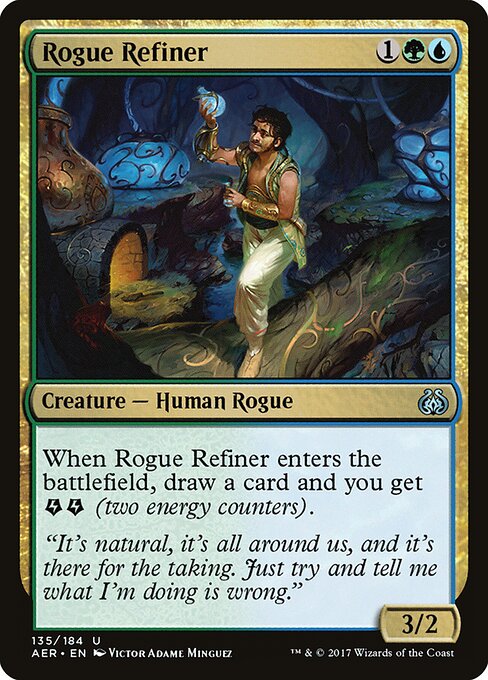 Rogue Refiner - Aether Revolt (#135) - Illustrated by Victor Adame Minguez - Magic: The Gathering Card