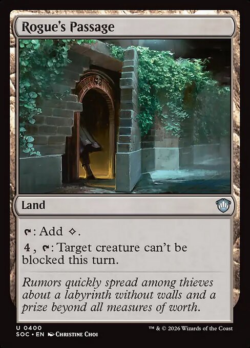 Rogue's Passage - Secrets of Strixhaven Commander Magic card