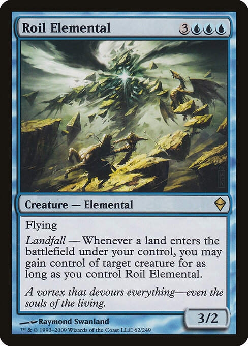 Roil Elemental - Zendikar Magic card