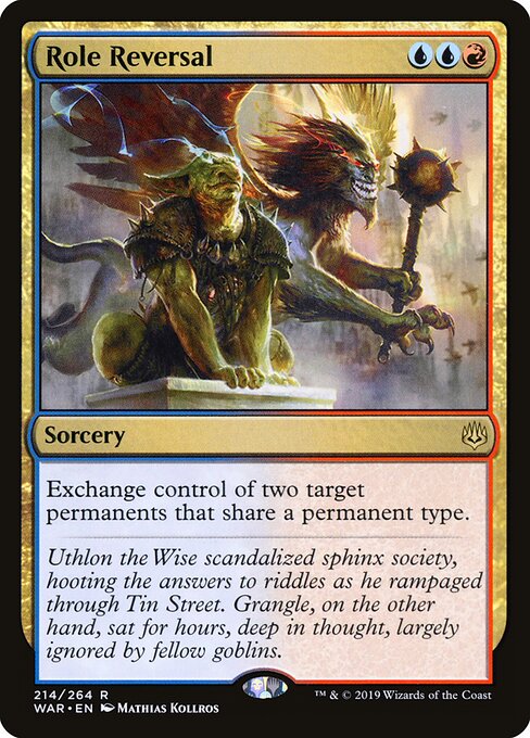 Role Reversal - War of the Spark Magic card