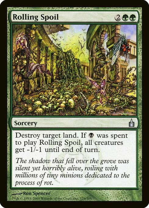 Rolling Spoil - Ravnica: City of Guilds Magic card
