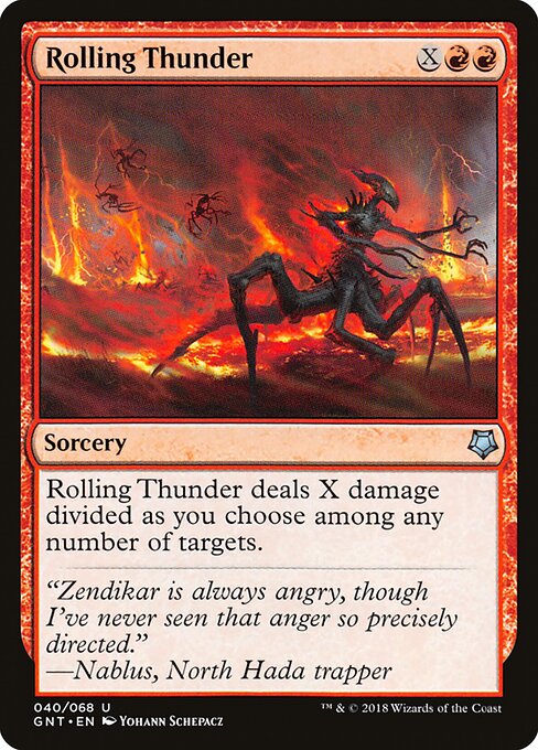 Rolling Thunder - Game Night Magic card