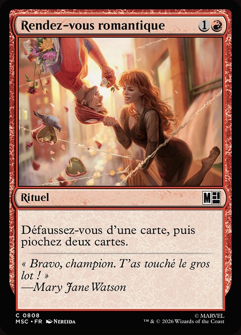 Romantic Rendezvous - Through the Omenpaths (#93) - Illustrated by Mariah Tekulve - Magic: The Gathering Card