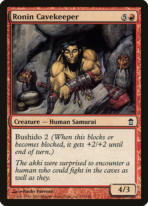 Ronin Cavekeeper - Saviors of Kamigawa Magic card