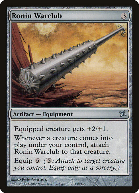 Ronin Warclub - Betrayers of Kamigawa Magic card