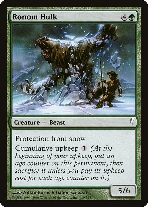Ronom Hulk - Coldsnap Magic card