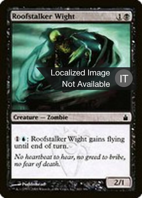 Presenza Razziatetti (Roofstalker Wight) - Ravnica: City of Guilds (#102) - Illustrated by Puddnhead - Magic: The Gathering Card