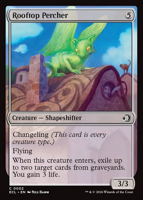 Rooftop Percher - Lorwyn Eclipsed Magic card