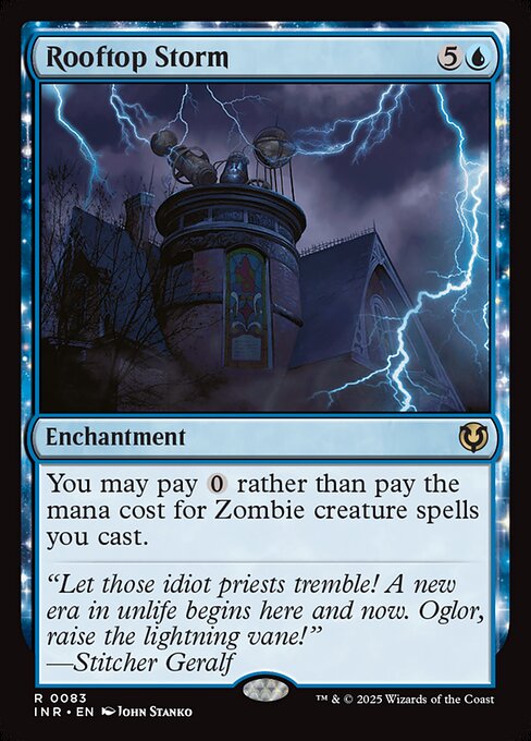 Rooftop Storm - Innistrad Remastered Magic card