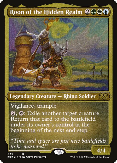 Roon of the Hidden Realm - Double Masters 2022 (#535) - Illustrated by Steve Prescott - Magic: The Gathering Card