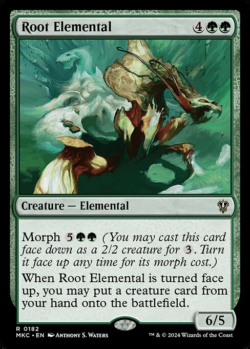 Root Elemental - Murders at Karlov Manor Commander Magic card