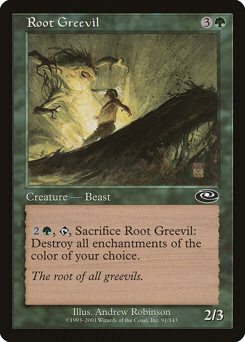 Root Greevil - Planeshift Magic card