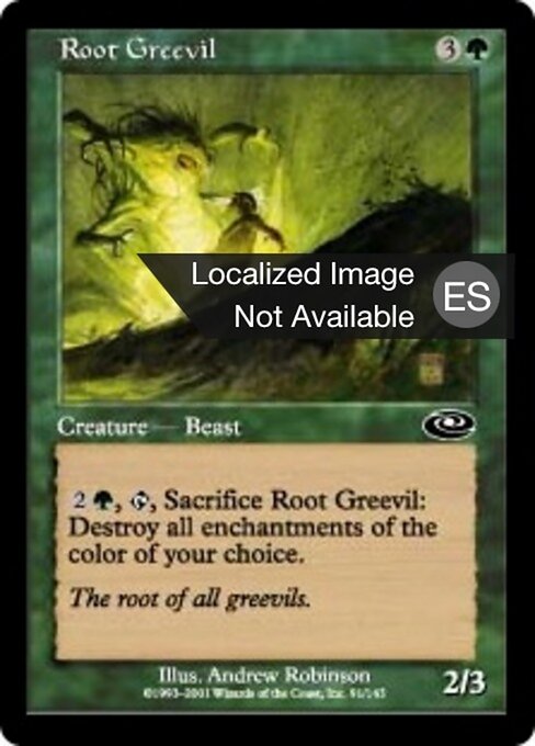 Root Greevil - Planeshift (#91) - Illustrated by Andrew Robinson - Magic: The Gathering Card