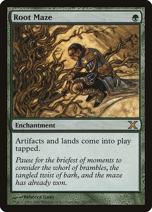 Root Maze - Tenth Edition Magic card