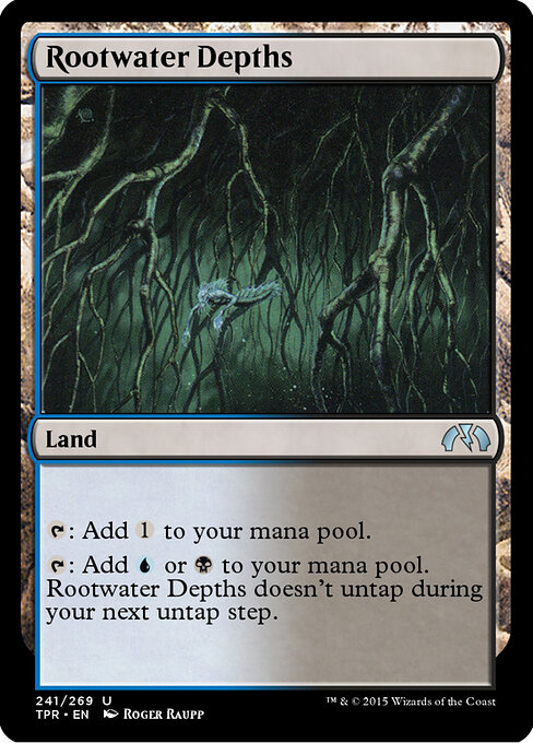Rootwater Depths - Tempest Remastered (#241) - Illustrated by Roger Raupp - Magic: The Gathering Card