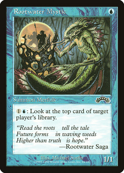 Rootwater Mystic - Exodus Magic card