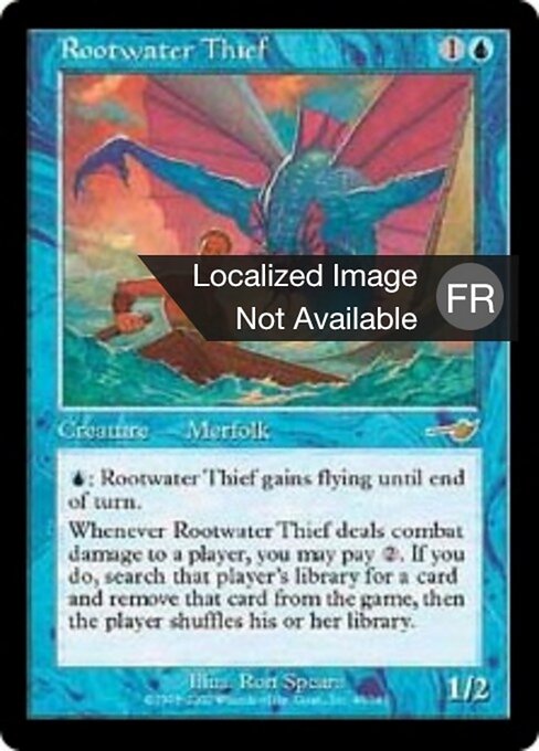 Rootwater Thief - Nemesis (#40) - Illustrated by Ron Spears - Magic: The Gathering Card