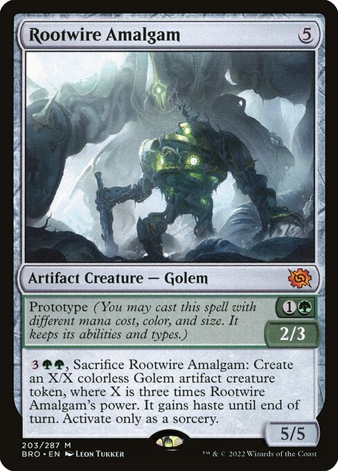 Rootwire Amalgam - The Brothers' War Magic card
