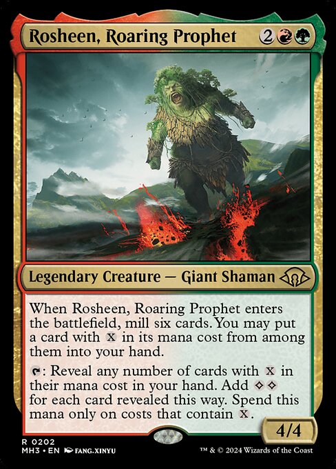 Rosheen, Roaring Prophet - Modern Horizons 3 Magic card